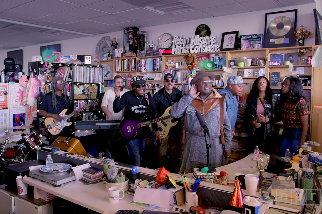 Watch: George Clinton & The P-Funk All Stars Perform NPR 'Tiny Desk ...