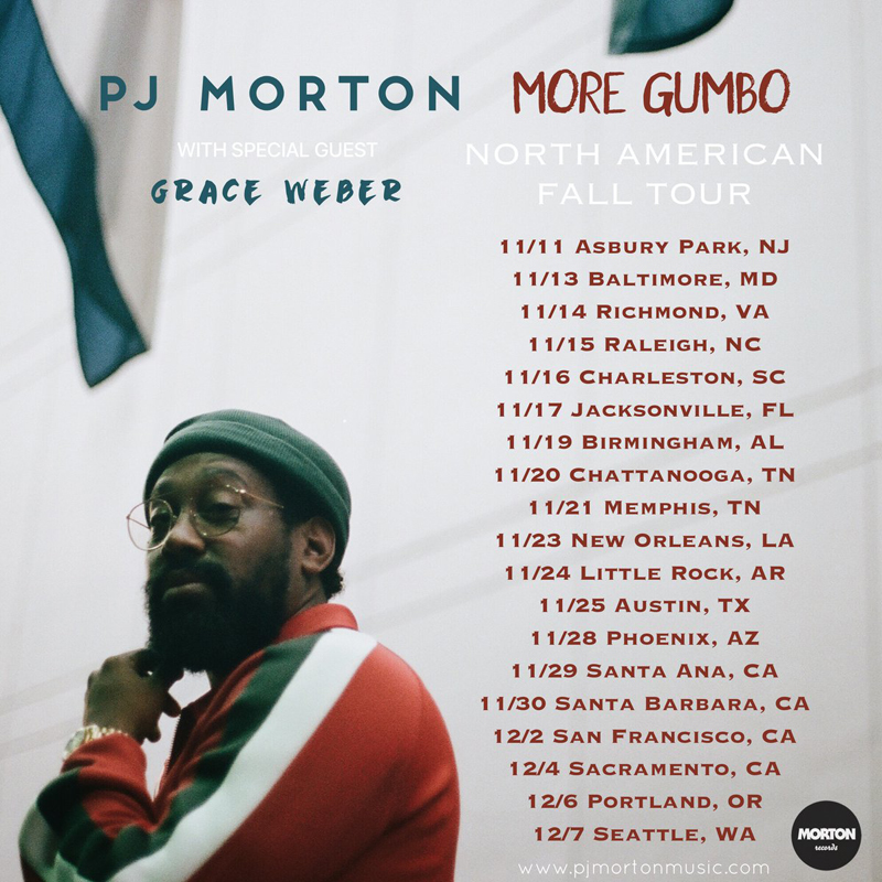 PJ Morton More Gumbo Tour
