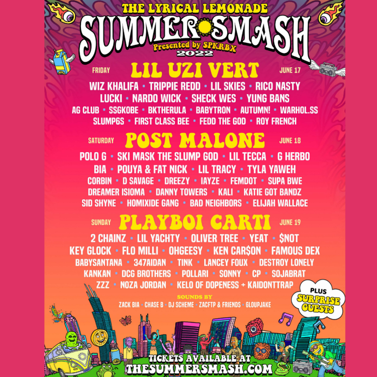 LYRICAL LEMONADE S SUMMER SMASH FESTIVAL RETURNS TO CHICAGO June 17 