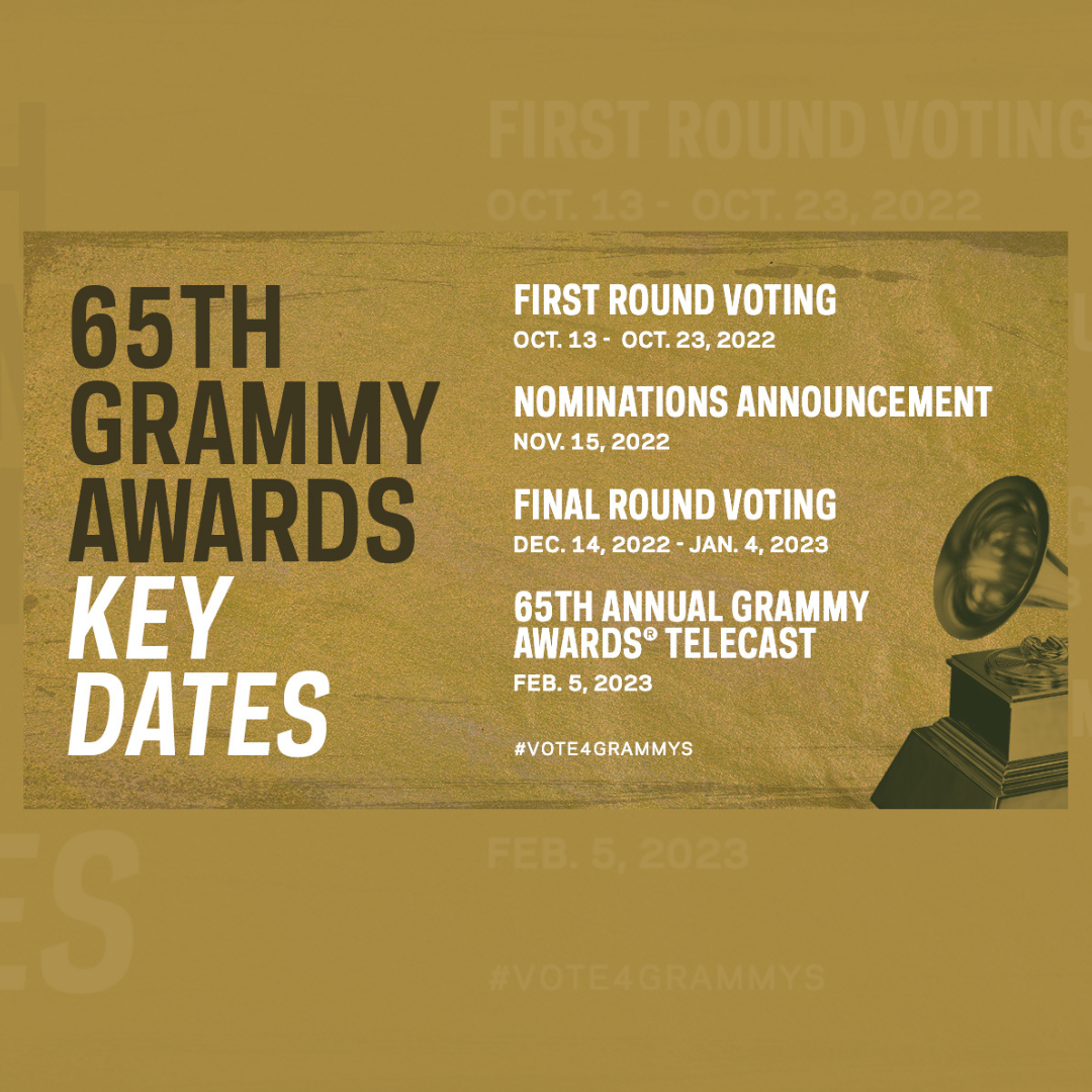 “Your Vote Your Voice” Its Voting Season! The 65th GRAMMY Awards First